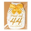 Goldprintz Funny Birthday Card, Cheers to 44, Funny Birthday Card