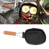 Frying Pan Outdoor Household Folding Beech Handle Energy Saving Non