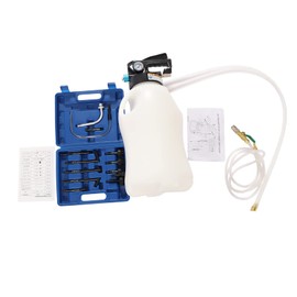 QUEMARQUE 10L Pneumatic Fluid Extractor Oil Transfer System, Refill Evacuator Gearbox Tool Kit with ATF Adapte