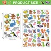 Jodsen 47 Pcs 5D Diamond Painting Stickers,Animal Cartoon DIY Diamond