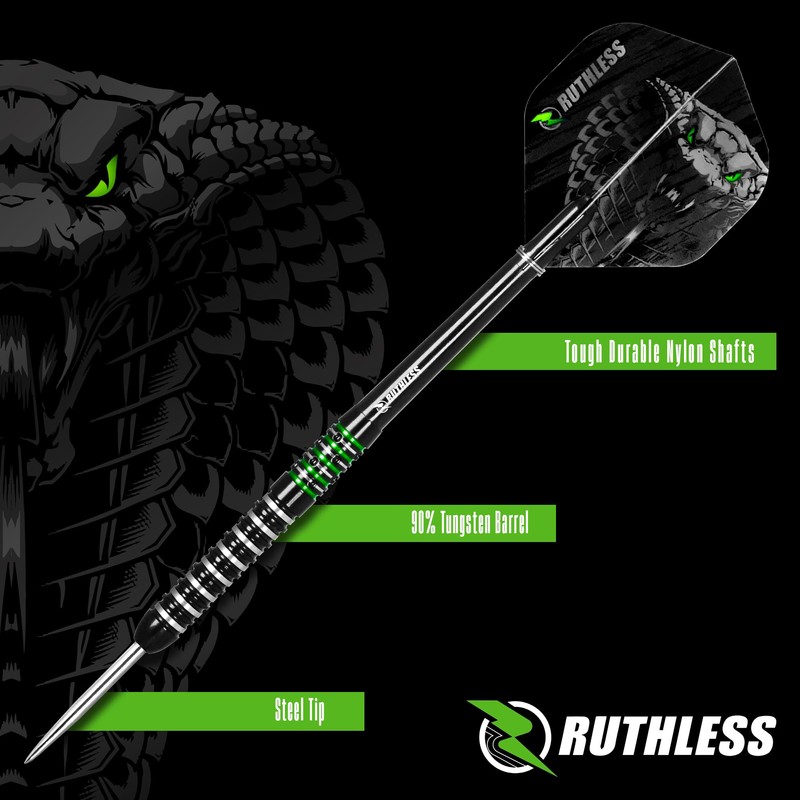 RUTHLESS | Animal Darts Set | Steel Tip | 90%
