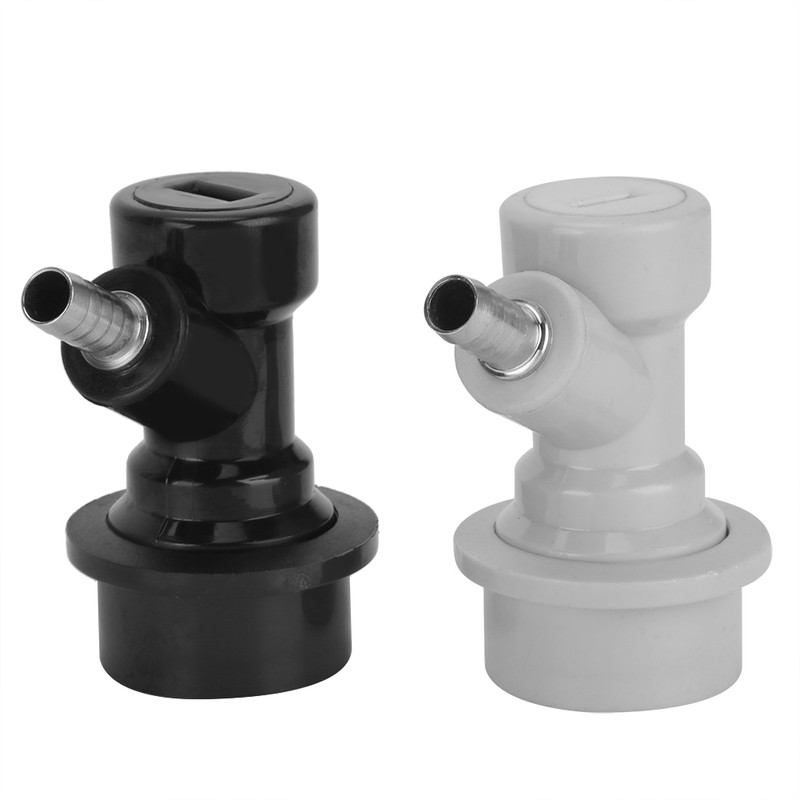 2Pcs Stainless Steel Carbonation Cap with 2Pcs Barb Ball Lock