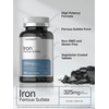 Horbäach Iron Ferrous Sulfate 325mg | 180 Count | Vegetarian,