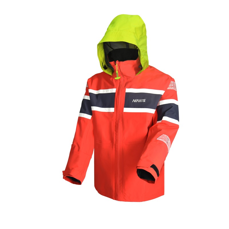 NNAVIS MARINE Sailing Jacket for Men-Ocean PRO 3-Layer Shell,Waterproof, Windproof