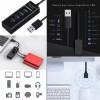 Zakulu Hub Usb 3.0 4 Puertos Expansor Multi Para Laptop