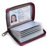 SENDEFN Women's Credit Card Holder Small Leather Card Case Compact