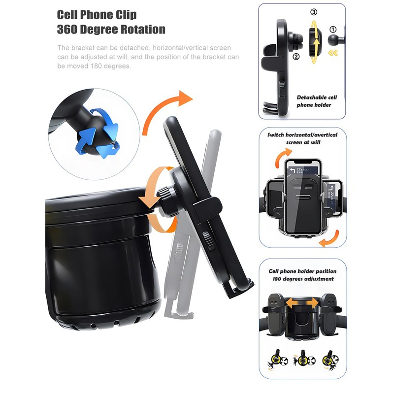 GFERTRE Mobility Combo Pack 3 in 1, Hook, Phone and