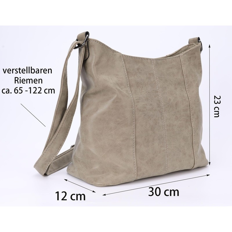 irisaa Women's Hobo Shoulder Bag, Medium Shoulder Bag, Practical Handbag