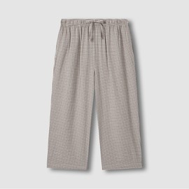 JAJU [JAJU] Women's Rayon Cotton Seersucker 7/8 Pajama Pants (Choose 1 of 5)