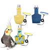 Bird Diaper Harness Flight Suit Clothes with 80 Inch Flying