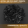 Accmor 12 Pcs Soft Tip Darts, Bar Dart, Plastic Tip