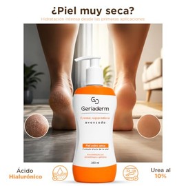 Crema Reparadora con Urea al 10  Hidratacin Intensiva para Piel Muy Seca  Adultos mayores  Para Talones, Codos, Brazos y Pies Resecos  Uso Diario...  