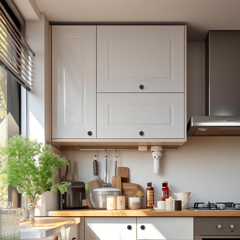 Ravinte 30 Pack Matte Black Kitchen Cabinet Knobs, Solid Black