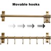 Dseap Pot Rack - Pots and Pans Hanging Rack Rail