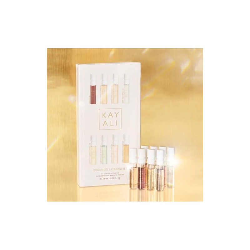Huda KAYALI Beauty Discovery Perfume Layering Gift Set of 8