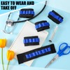 Threlaco 6 Pack Phlebotomy Tube Holder Wristband Nurse Gift,Blue |