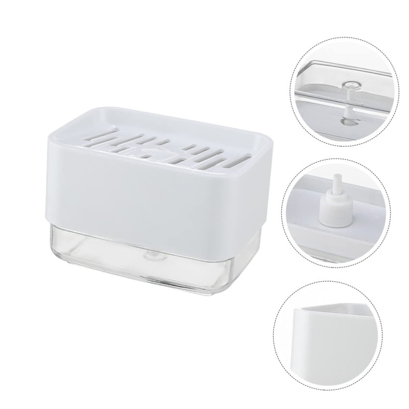 LABRIMP Kitchen Sink Soap Dispenser Simple Dishwashing Liquid Dispenser for