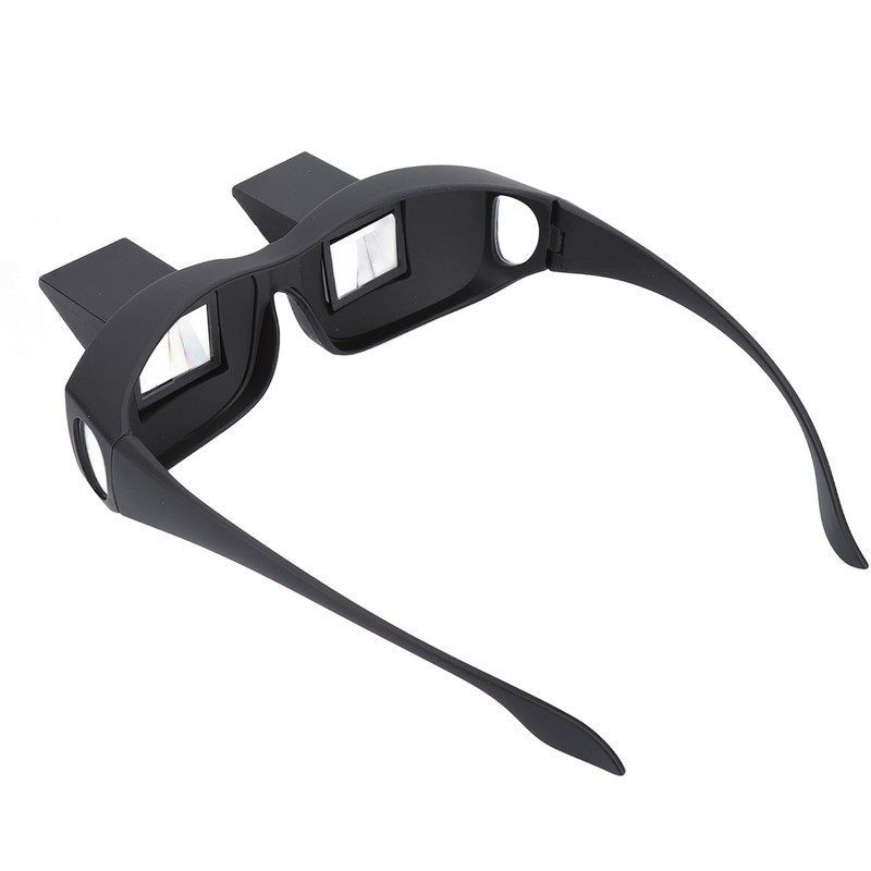 Prism Glasses Stylish Compact Black Large Resin Glass 16cm Frame