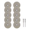 sourcing map 10pcs Diamond Cutting Wheel 25mm Full Sand Diamond