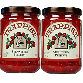 Trappist Marmalade Preserves 12 Ounce Pack Of 2 (STRAWBERRY 2 PACK)