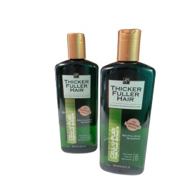 Thicker Fuller Hair 2 Thicker Fuller Hair Shampoo Cell-U-Plex w/ Caffeine Revitalizing for Hair 12oz
