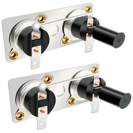 Upgraded 232306 RV Water Heater Thermostat Switch for Suburban SW Series RV Water Heater SW6DEL SW6DE SW10DEL SW10DE SW12DEL SW12DE,120V 130 Degrees F Temperature High Limit T-Stat Switch, 2 Pack