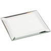 Plymor 2" Square, 3mm Thick Beveled Glass Mirror, Pack of