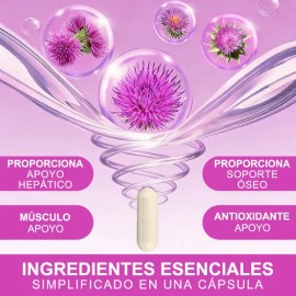 Gwynne Cardo Mariano Orgánico Cápsulas,silymarin Milk Thistle 30:1 Extracto,apoyo A La Desintoxicación Y Reparación Del Hígado,apoyo A Los Antioxidant