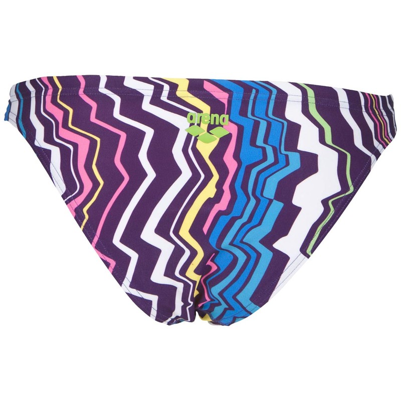 arena Women's Zig Zag MaxLife Bottom, Purple-Leaf, 26