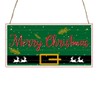 Second Ave Merry Christmas Elf Costume Xmas Wooden Hanging Decoration
