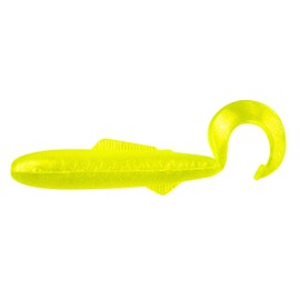 Bobby Garland Swimming Minnow Soft Plastic Crappie Fishing Lure, Fishing Gear and Accessories, 2", Pack of 15, Pearl Chartreuse