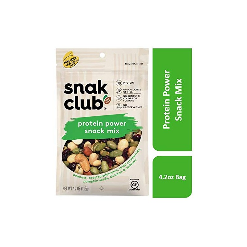 Snak Club Assorted Mixes (Protein Power, 4.2-oz. (1 Count))…