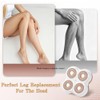 Women Legs Remover Replacement Heads，Compatible with Flawless Legs Shaver，2 Pack