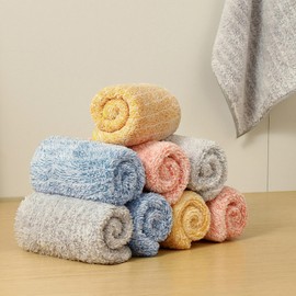 ROSSRORE Kitchen Cloths, Upgraded Replacement Microfiber Towels, Super Absorbent, Oil-Resistant, Easy to Clean, Cationic Dishcloths with Anti-Mold and Antibacterial Properties - 6-Piece Set