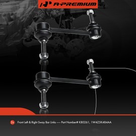 A-Premium Enlace estabilizador de barra estabilizadora frontal compatible con Ford Thunderbird 2002-2005 Lincoln LS 2000-2006 3.0L 3.9L juego de 2 piezas