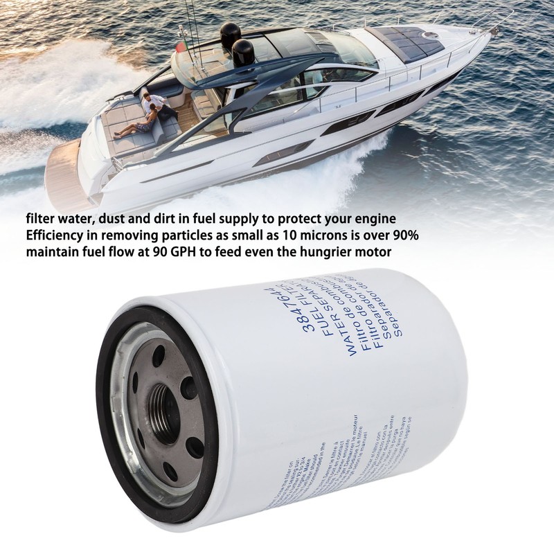 Marine Grade Engine Fuel Filter Water Separator 3847644 Replacement for