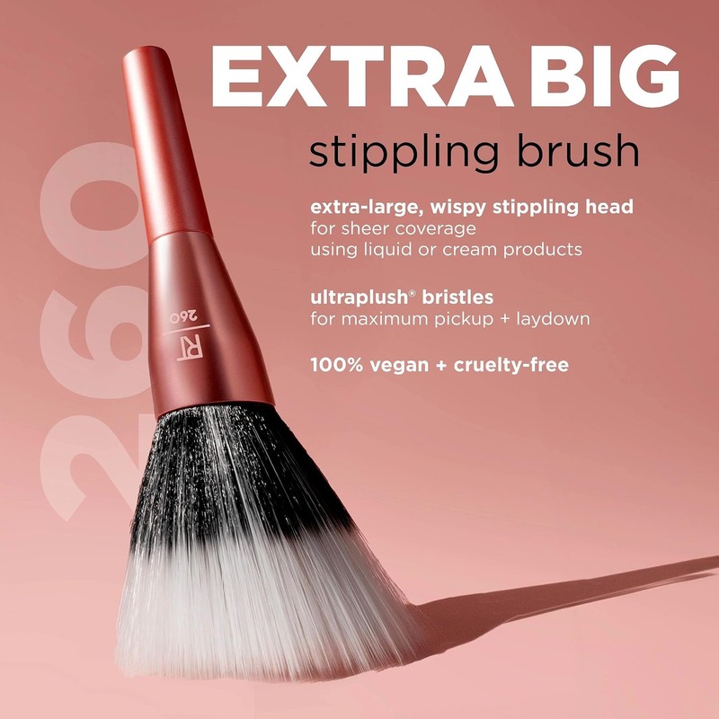 Real Techniques Brocha Extragrande para Stippling con Base Líquida y