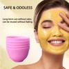 PLINNILUY 6 Pack Silicone Face Mask Mixing Bowls - Microwave