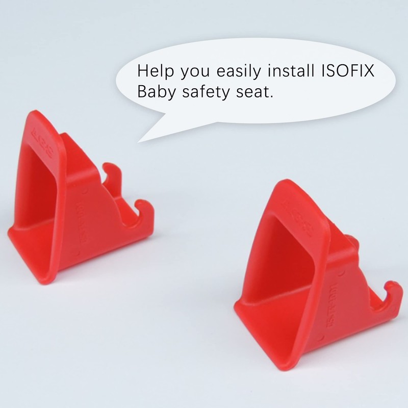 2 Pack Child Safety Seat Guide Slot Seat Belt Bracket
