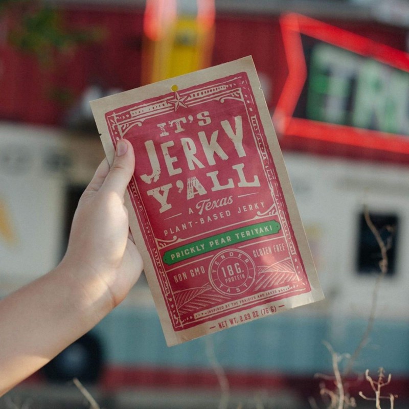 It's Jerky Y'all Vegan Jerky TERIYAKI - High Protein, Low