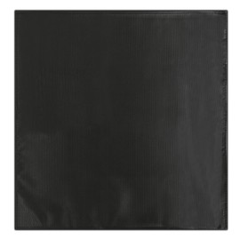 Jacob Alexander Men's Silk Blend Solid Color Pocket Square Handkerchief Hanky - Charcoal Gray