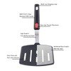 KCKHFA Silicone Wide Spatula, Slotted Turner for Cooking or Baking,