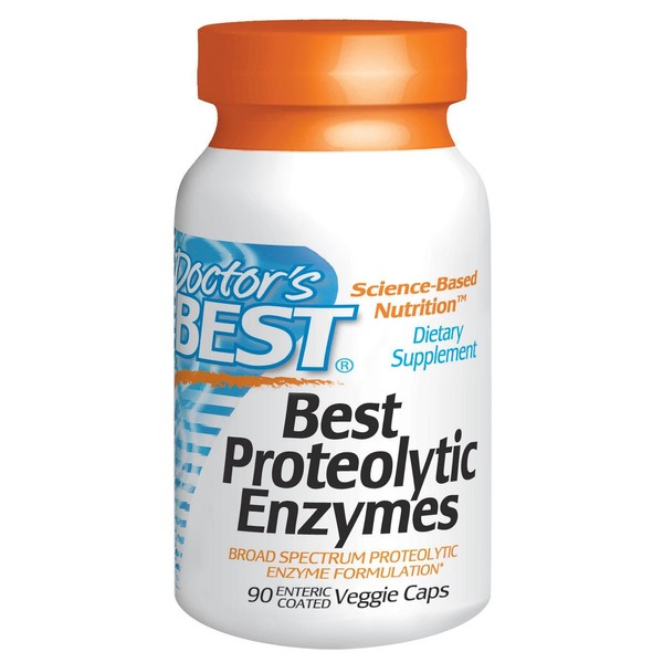 Doctors Best, Dr Best Proteolytic Enzyme, 90 Veg Capsules