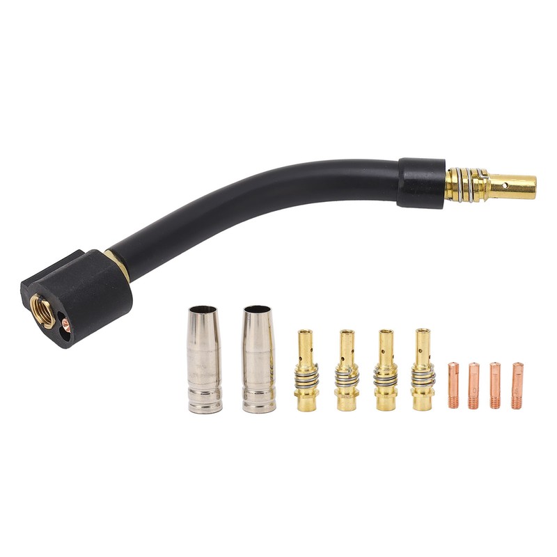 12Pcs MIG Welding Gun Accessory Kit Electrode Nozzle Connecting Rod