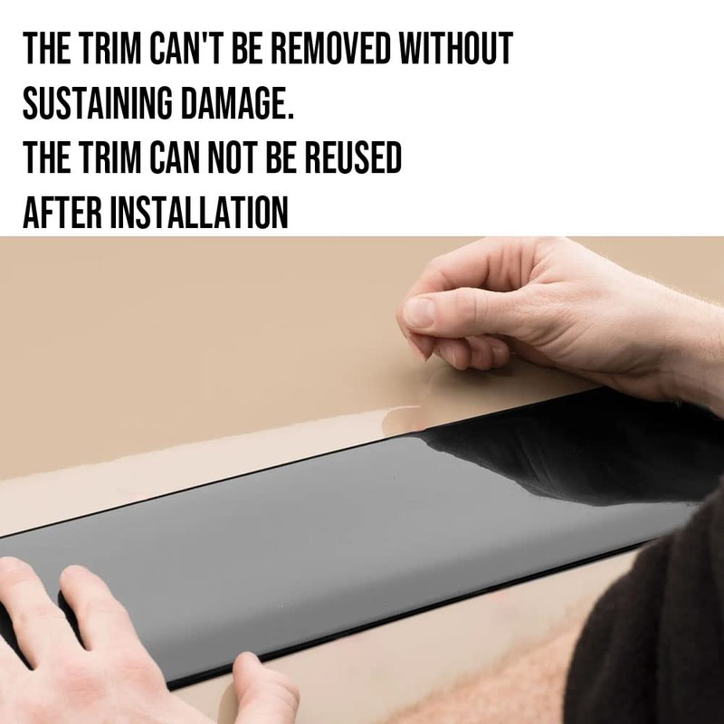 PIT66 Side Molding Trim, Compatible with 2019-2021 Chevy Silverado 1500