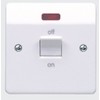 Mk K5105WHI 32A Double Pole Switch and Neon