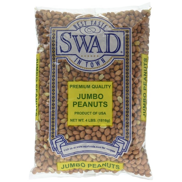Great Bazaar Swad Raw Peanuts, 4 Pound