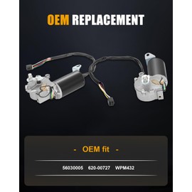 ROADFAR Windshield Wiper Motor Replacement fit for 1987-1995 for Jeep Wrangler,56030005,620-00727,WPM432