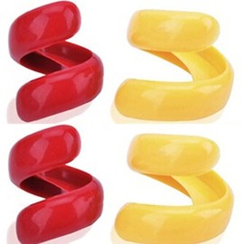 4Pcs Spiral Hot Dog Slicers,Manual Fancy Sausage Cutter Spiral Barbecue Hot Dogs Cutter Slicer Kitchen Cutting Auxiliary Gadget Fruit Peelers Vegetable Tools Durable Design Grater,Peeler and Slicer