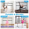 5FT Height Adjustable Freestanding Ballet Barre with Fabric Sleeve Portable